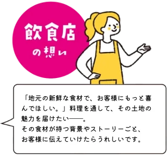 飲食店の想い
